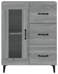 vidaXL Ντουλάπι Γκρι Sonoma 69,5 x 34 x 90 εκ. από Επεξεργασμένο Ξύλο