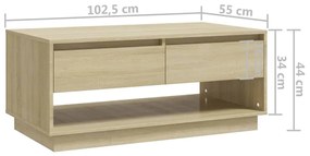 ΤΡΑΠΕΖΑΚΙ ΣΑΛΟΝΙΟΥ SONOMA ΔΡΥΣ 102,5X55X44 ΕΚ. ΑΠΟ ΜΟΡΙΟΣΑΝΙΔΑ 809506