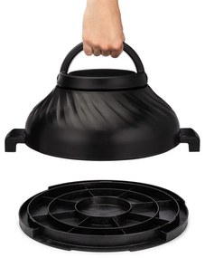 Instant Pot Pro Crisp + Φριτέζα αέρος 140002701, 1500 W, 7,6 L, 11 προγράμματα, καλάθι φριτέζας αέρος, οθόνη LCD, Μαύρο