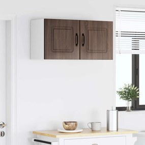 vidaXL Πάνελ πλυντηρίου πιάτων Kalmar 2 pcs Καφέ δρυς