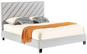 Κρεβάτι Franky (Για Στρώμα 160x200cm) 279-000008 206x166x116,5cm Grey Διπλό