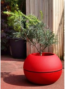 Γλάστρα Riviera D40 Ball Κόκκινο Γρανίτης Ø 40 cm