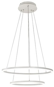 Φωτιστικό Κρεμαστό Fabas Luce Giotto 3508-45-102 Λευκό