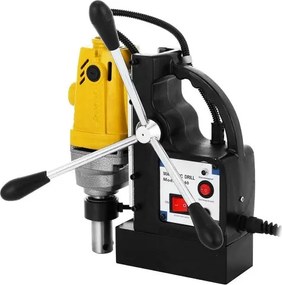 VEVOR MD40 1-1/2 in. Electric Magnetic Drill Press Drilling Machine with 11PC HSS Cutter Set Precise Annular Cutter Kit Compact Switchable Evolution 1100W Magnet Force