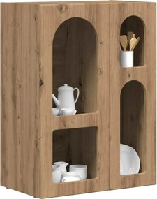 vidaXL Πλαϊνό γραφείο ELST Artisan Oak 59 x 35 x 80.5 εκ.