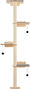 VEVOR Wall Mounted Cat Shelves Tree with Platform Tree-Shaped Cat Furniture Set