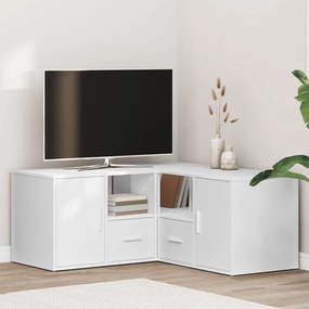 vidaXL Ντουλάπι Γωνιακό Λευκό 160x40x45 εκ. από Επεξ. Ξύλο