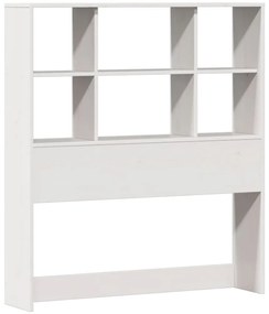 vidaXL Κρεβάτι Βιβλιοθήκη Χωρίς Στρώμα 90x200 εκ Μασίφ Ξύλο Πεύκου