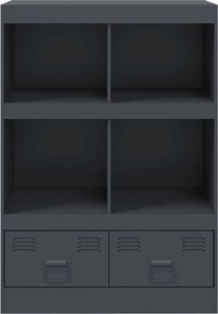 vidaXL Ντουλάπι Ανθρακί 67 x 39 x 95 εκ. από Ατσάλι