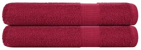 Πετσέτες FROGN 2 τεμ. Μπορντό 100x200 εκ. 360 γρ./μ²