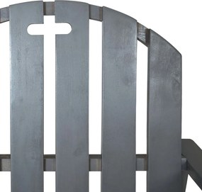 vidaXL Πολυθρόνες Εξωτερικού Χώρου 2 τεμ. Γκρι από Μασίφ Ξύλο Ακακίας