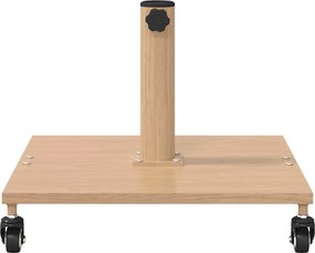 vidaXL Βάση ομπρέλας Ανοιχτό Ξύλο 45 x 45 x 31,5 εκ.