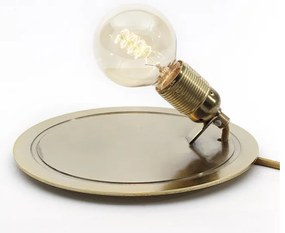 Σώμα Επιτραπέζιου Φωτιστικού 1xΕ27 Χρυσό Φ23cm Glow in a Dome DI101687 Ebb&amp;Flow-DI101687-Χρυσό DI101687