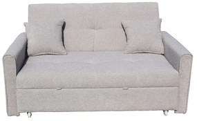 DUAL ΚΑΝΑΠΕΣ ΚΡΕΒΑΤΙ 2ΘΕΣΙΟΣ BEIGE 153x89xH85cm