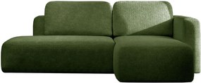 Γωνιακός καναπές Cozy-Prasino-Δεξιά