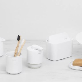 Brabantia MindSet 1005689, με μεταλλική επίστρωση, με περιστρεφόμενο καπάκι, Λευκό