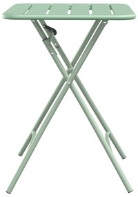 vidaXL Πτυσσόμενο Τραπέζι Κήπου Μέντα 55x55x73 εκ. από Ατσάλι