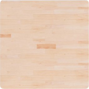 vidaXL Επιφάνεια Τραπεζιού Τετράγωνη 80x80x1,5 εκ. Μασίφ Ξύλο Δρυς