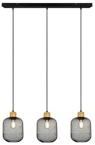 Φωτιστικό Οροφής - Ράγα Calimero R30563032 3xE27 40W 80x150cm Black Mat RL Lighting Metal