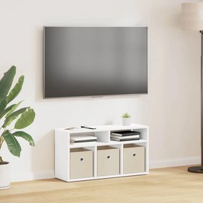 vidaXL Χαμηλό γραφείο με συρτάρι Λευκό 72 x 22,5 x 38 εκ