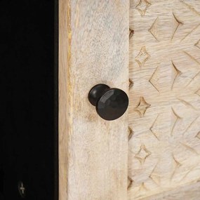 vidaXL Πλαϊνό γραφείο Λευκό 33.5 x 80 x 75 εκ