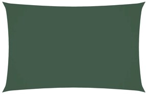 vidaXL Πανί Σκίασης Ορθογώνιο Σκούρο Πράσινο 2x5 μ. από Ύφασμα Oxford