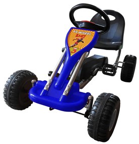 vidaXL Go Kart με Πετάλια Μπλε