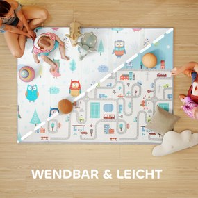 Baby Play Mat Animal Pattern Αφρός πάχους 1,5 cm Αντιολισθητική επένδυση