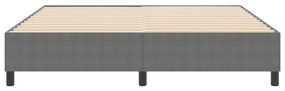 vidaXL Κρεβάτι με ελατήρια Ανοιχτό γκρι 180 x 200 cm Βελούδο