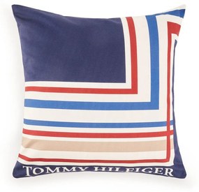 Μαξιλαροθήκη Διακοσμητική Frame 684896 Navy Tommy Hilfiger 40Χ40 100% Cotton Satin