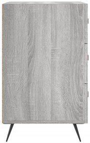 vidaXL Κομοδίνο Γκρι Sonoma 40 x 40 x 66 εκ. από Επεξεργασμένο Ξύλο