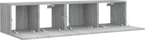 vidaXL Σετ Επίπλων Τηλεόρασης 2 Τεμαχίων Γκρι Sonoma Επεξεργ. Ξύλο