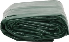 vidaXL Μουσαμάς Πράσινος 5 x 7 μ. 650 γρ./μ²