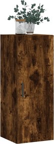 vidaXL Ντουλάπι Τοίχου Καπνιστή Δρυς 34,5 x 34 x 90 εκ.