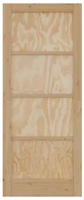 vidaXL Εσωτερική Πόρτα ORKDAL Καφέ 83 x 202 εκ. Κόντρα πλακέ