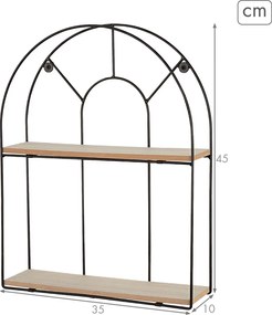 Ράφια Max Home Σίδερο Ξύλο MDF 35 X 45 X 10 CM (x6)