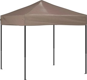 vidaXL Τέντα Εκδηλώσεων Πτυσσόμενη Taupe 2 x 2 μ.