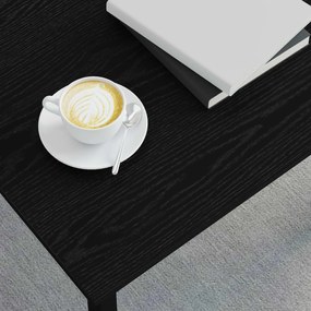 vidaXL Τραπεζάκι σαλονιού Μαύρη Οξυά 60 x 50 x 36 εκ