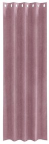 vidaXL Κουρτίνες με κουρτίνες 2 pcs Σκούρο Ροζ 140 x 245 cm Βελούδο
