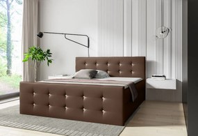 Επενδυμένο κρεβάτι Stars-Petrol-200 x 200