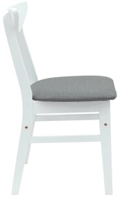 vidaXL Καρέκλες φαγητού 2 pcs Λευκό 42 x 47.5 x 81 εκ