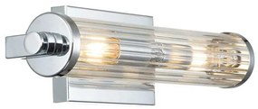 Απλίκα Φωτιστικό Μπάνιου 2xE14 IP44 Azores Quintiesse Elstead Lighting QN-AZORES2-PC Χρώμιο