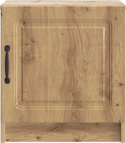 vidaXL Κομοδίνο 2 τεμ. Artisan Δρυς 43 x 34,5 x 47 εκ.