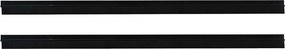 vidaXL Αυτοκόλλητες σφραγίδες πόρτας 2 pcs Μαύρο 100 cm
