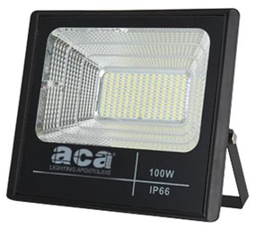 SOLAR SMD LED FLOOD LIGHT 100W 6000K IP66 120° Ra70 ACA SV10060