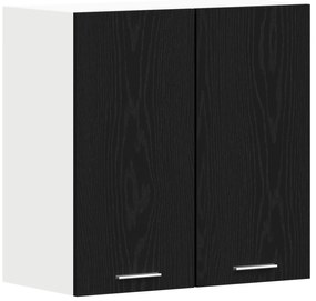 vidaXL Μαύρο Δέντρο Κρεμαστό Ντουλάπι 60x31x60 εκ Φτιαγμένο από Επεξεργασμένο Ξύλο