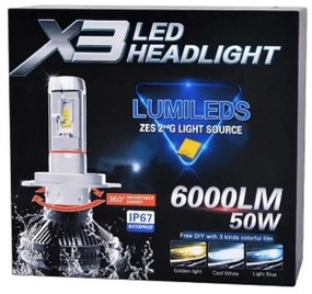 Λάμπες LED Headlights H3 X3
