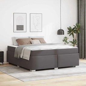 vidaXL Σκελετός Κρεβατιού Άλλο Γκρι 180 x 200 cm Τεχνητό δέρμα