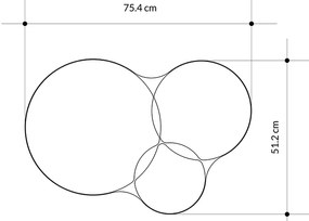 ΚΑΘΡΕΠΤΗΣ ΤΟΙΧΟΥ GORA MEGAPAP ΧΡΩΜΑ ΜΑΥΡΟ 75,4X2,2X51,2ΕΚ.