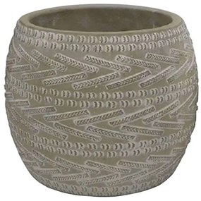 Κασπώ 06-00-23419 Φ18x15,5cm Grey Marhome κεραμικο